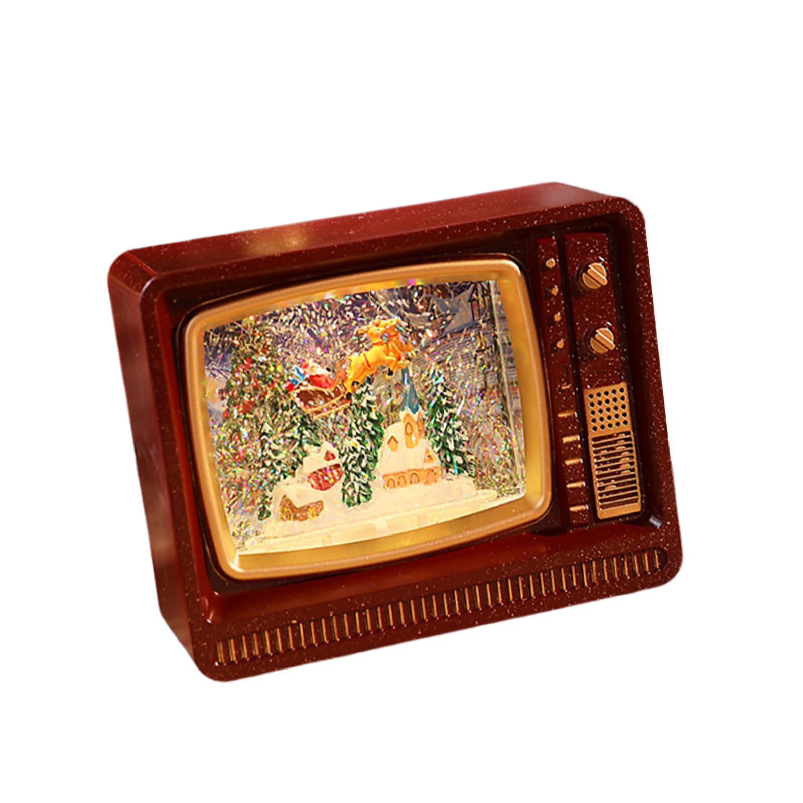 TV Shaped Music Light Lantern  - Snow Globe Musical 评论和价格