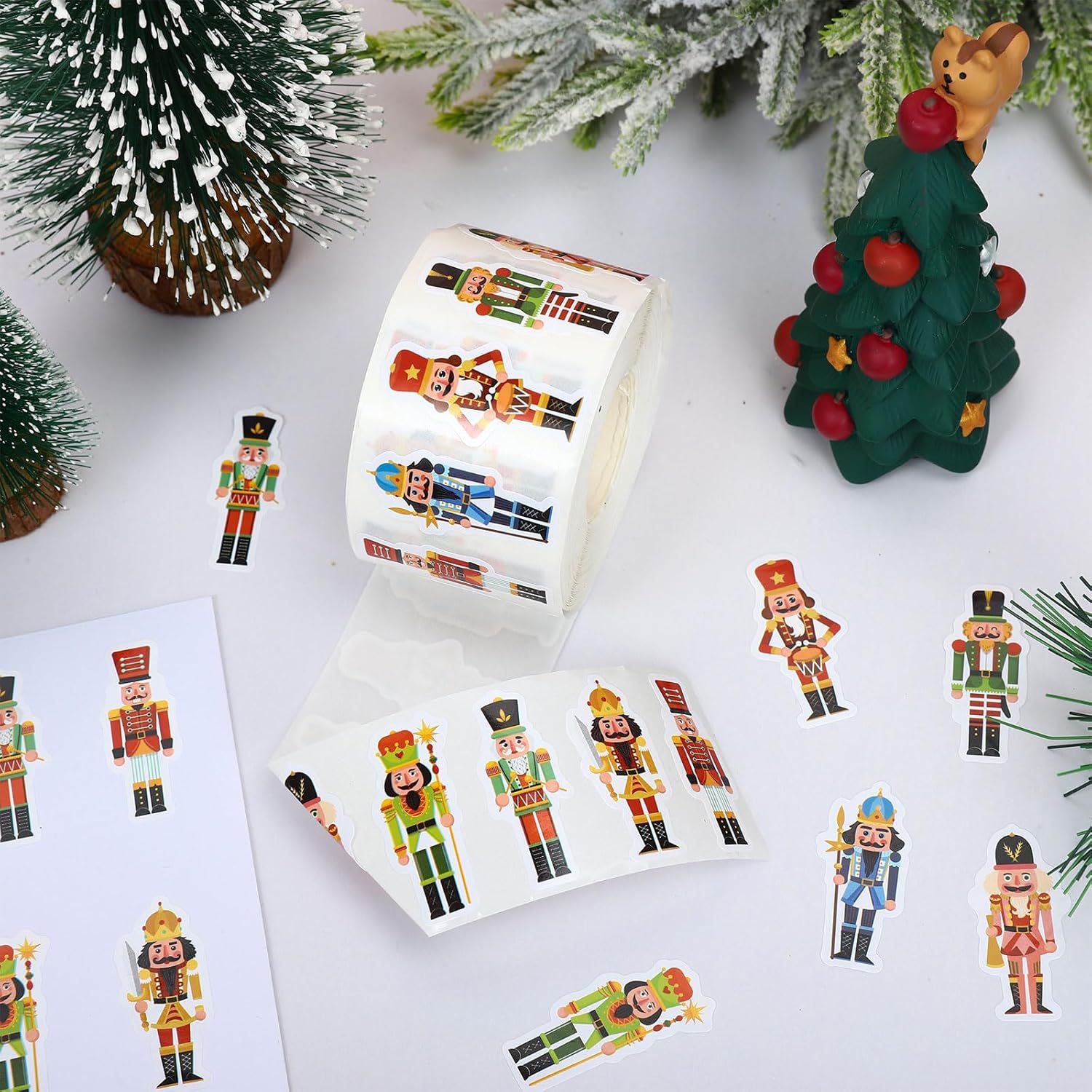 1000pcs(1 Roll) Christmas Nutc - Nutcracker Figurine 评论和价格