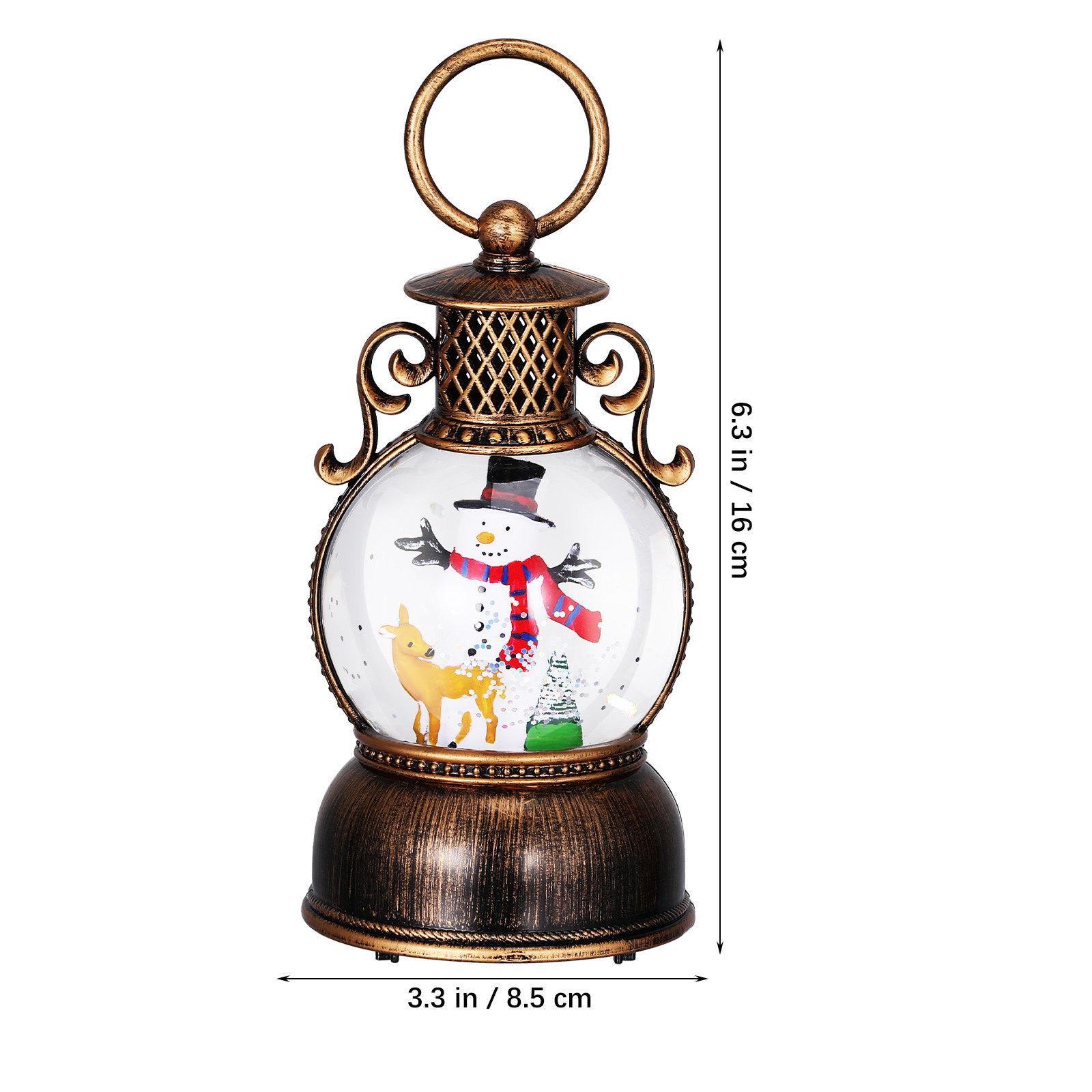 Christmas Music Box Light Up G - Snow Globe Musical 评论和价格