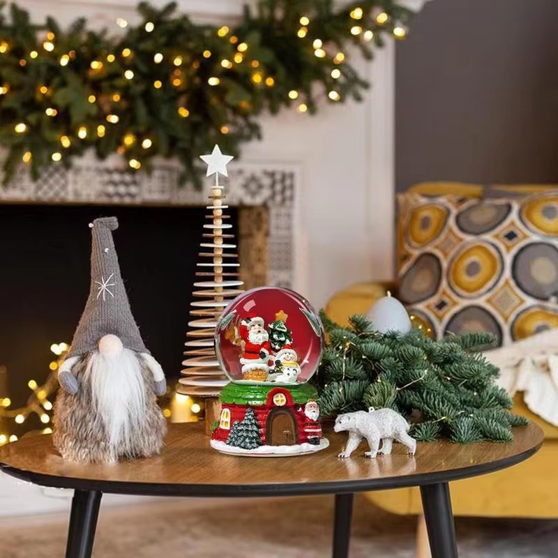Fantasy LED Christmas Musical  - Snow Globe Musical 评论和价格