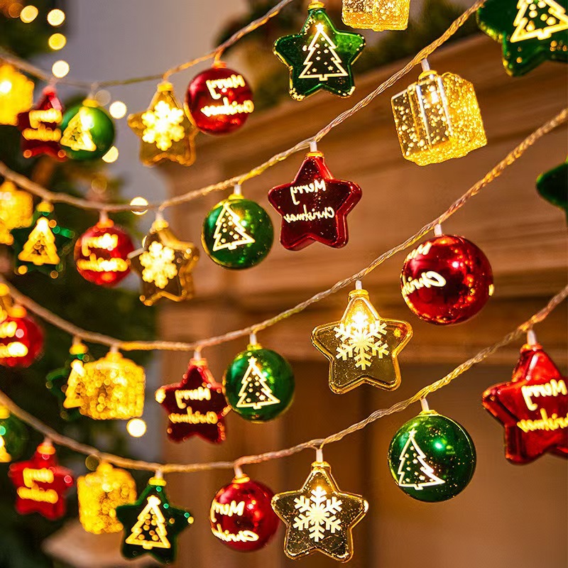1.5M Christmas Ball Star LED S - Led Fairy String Lights 评论和价格