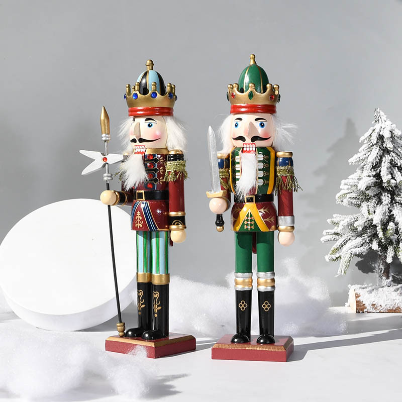 30CM Wooden Nutcracker Soldier - Nutcracker Figurine 评论和价格