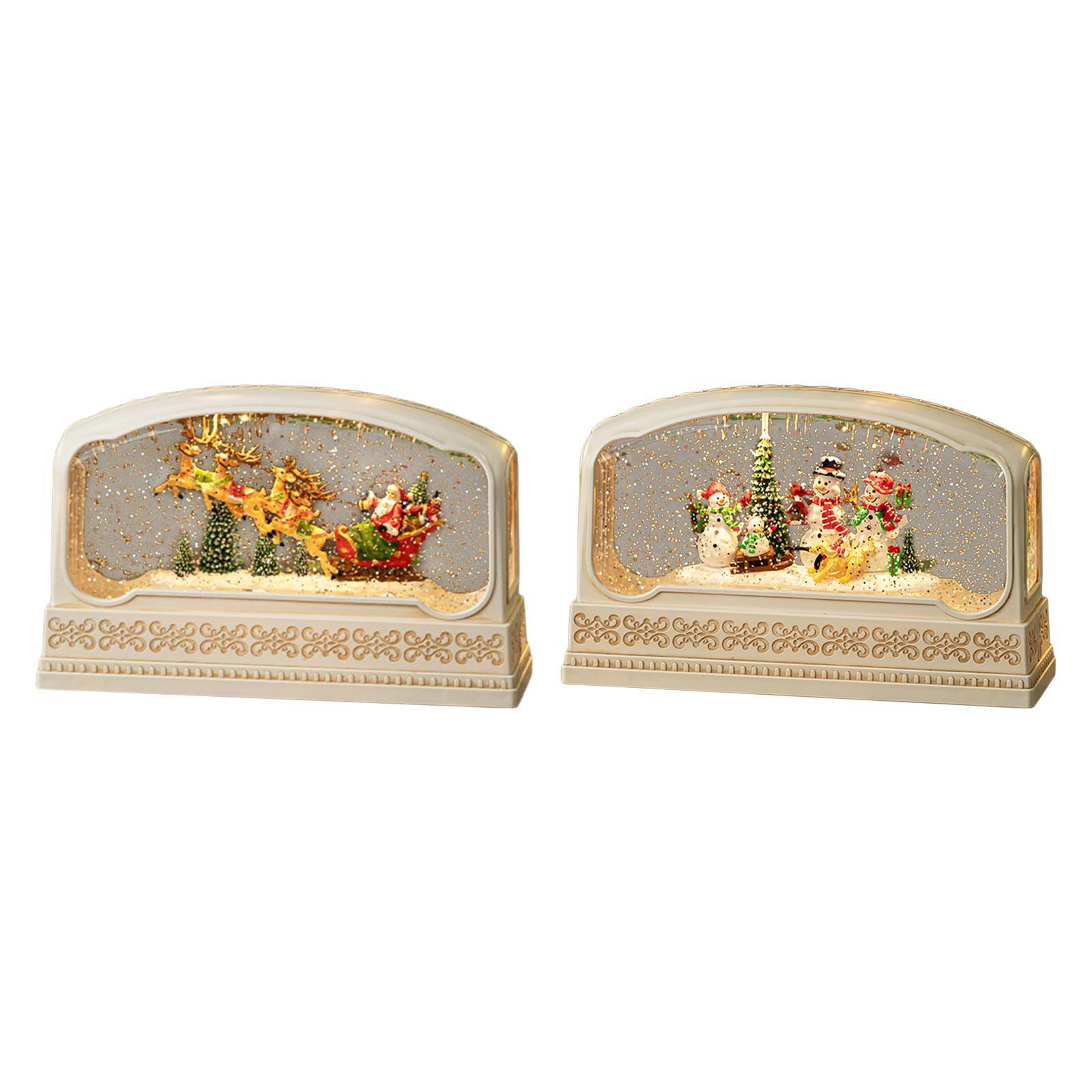 Lighted Christmas Snow Globe M - Snow Globe Musical 评论和价格