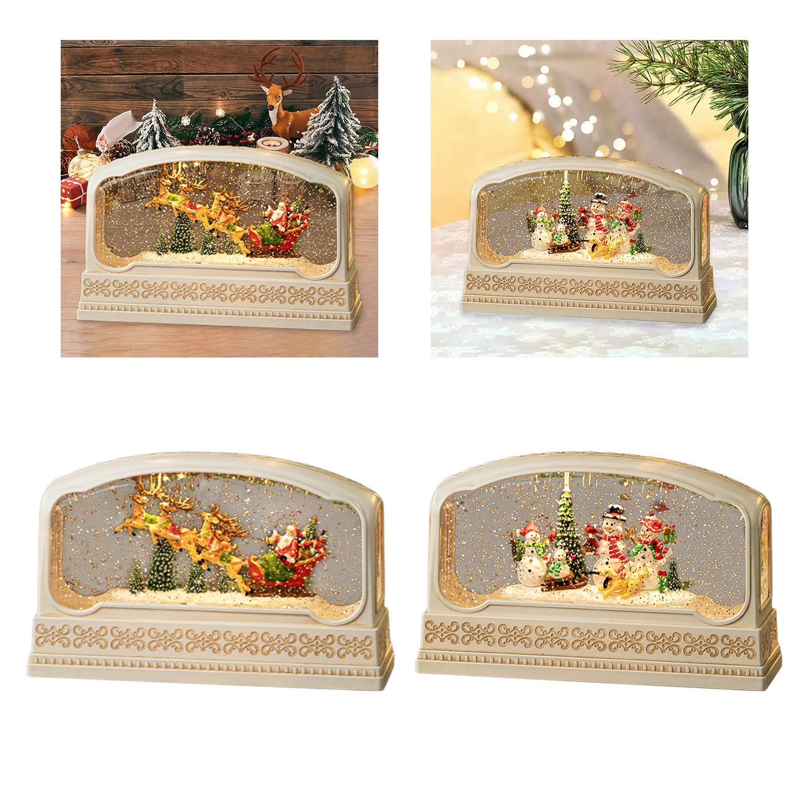 Lighted Christmas Snow Globe M - Snow Globe Musical 评论和价格